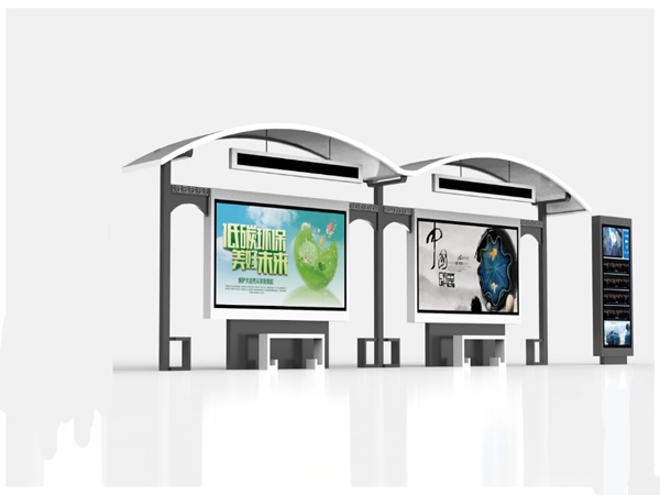 天津时尚都市候车亭